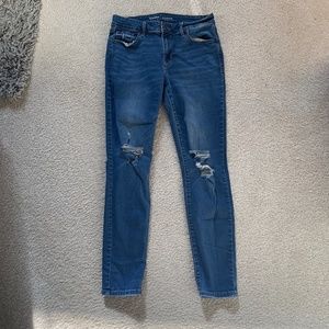 Distressed Rockstar jeans by old navy